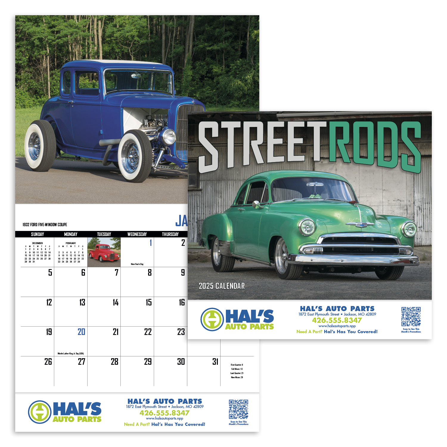 Street Rod Fever Stapled Calendar Product Image