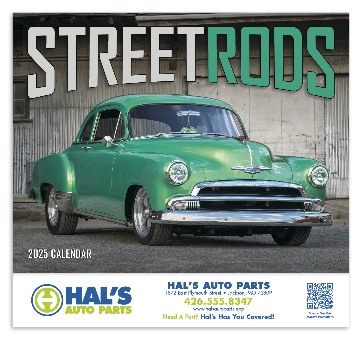 Street Rod Fever Stapled Calendar Product Image