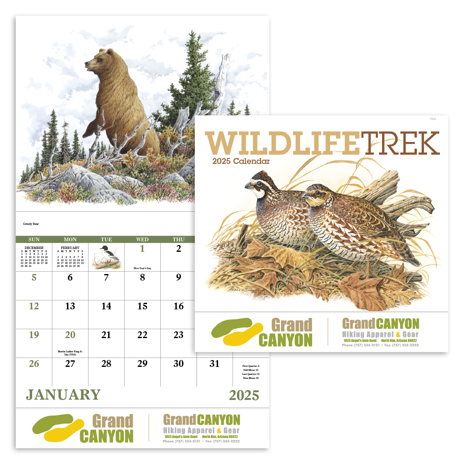 Wildlife Trek Stapled Calendar Product Image