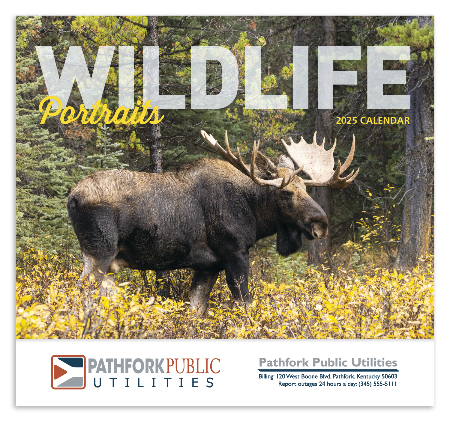 Wildlife Portraits Stapled Calendar Product Image