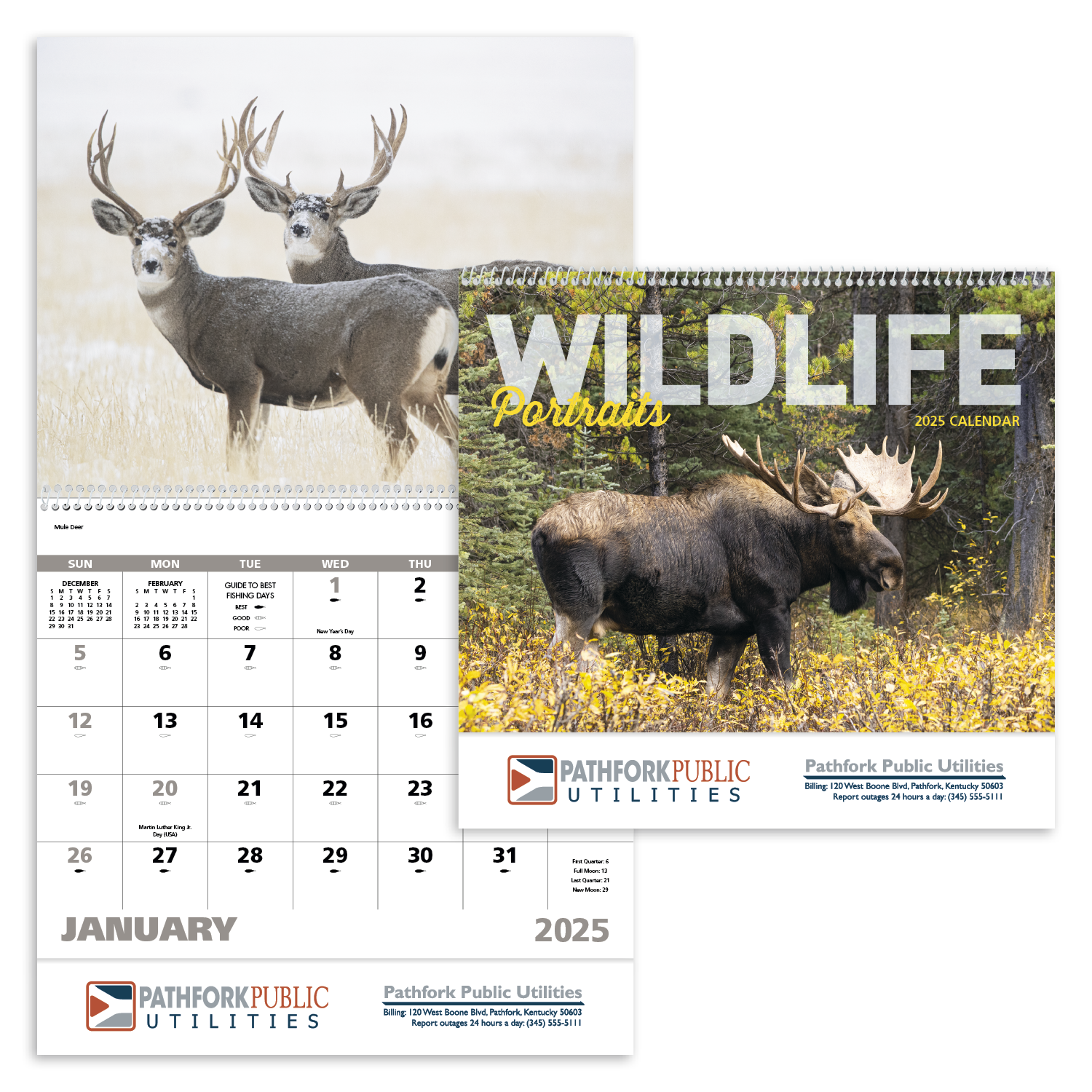 Wildlife Portraits Spiral Calendar Product Image