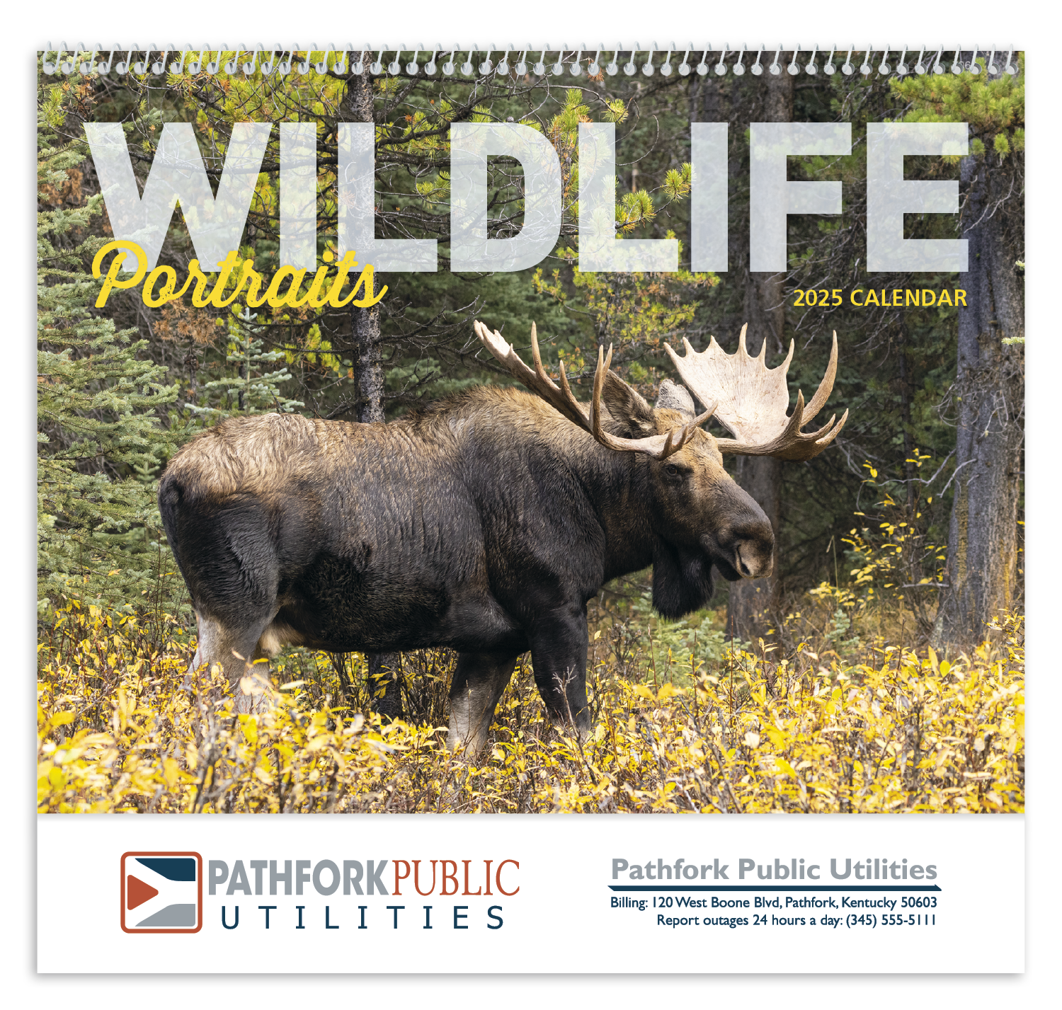 Wildlife Portraits Spiral Calendar Product Image