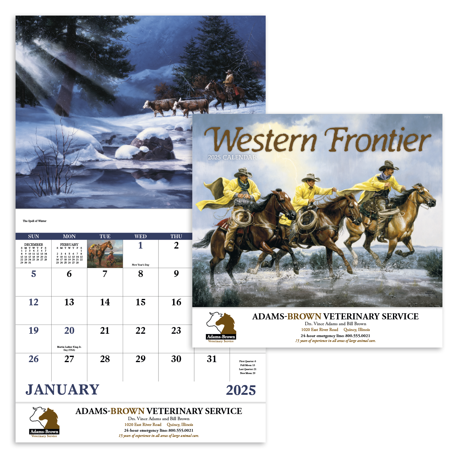 Western Frontier Stapled Calendar Product Image