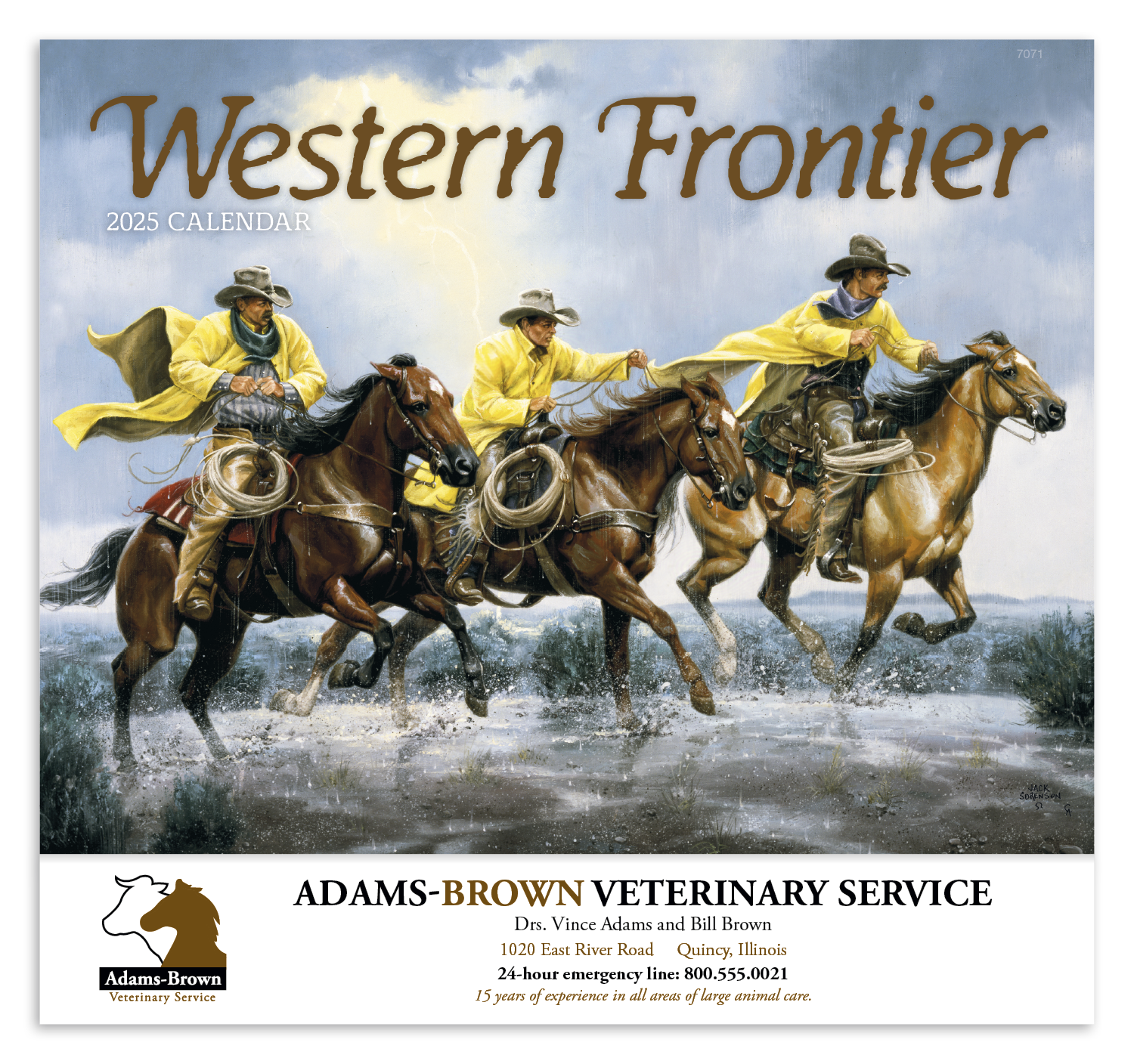 Western Frontier Stapled Calendar Product Image