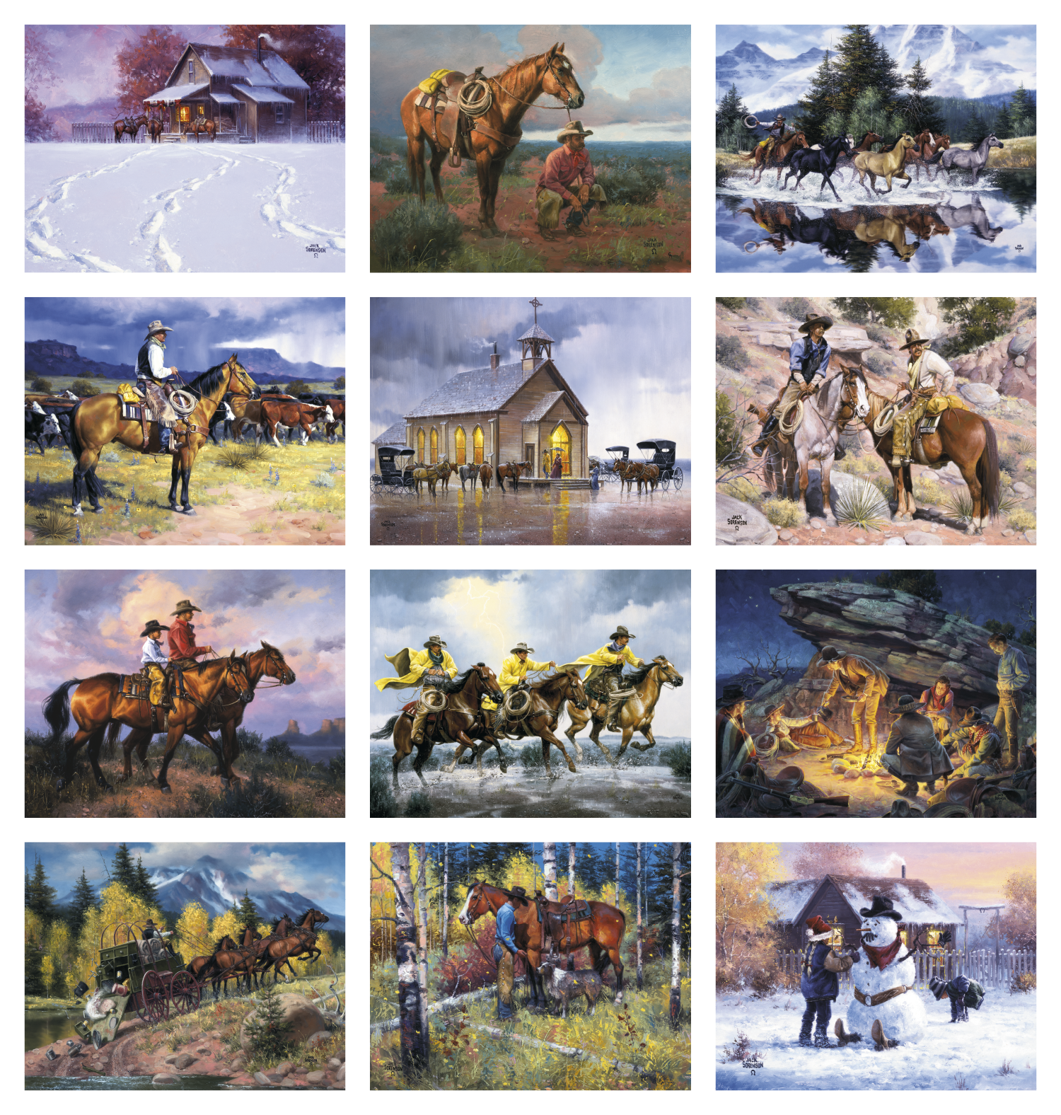 Western Frontier Stapled Calendar Product Image