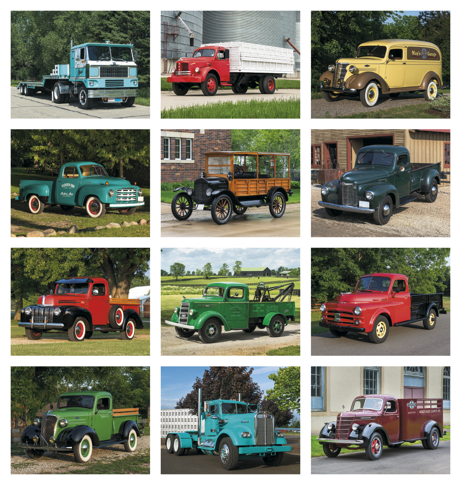 Treasured Trucks Spiral Calendar Product Image