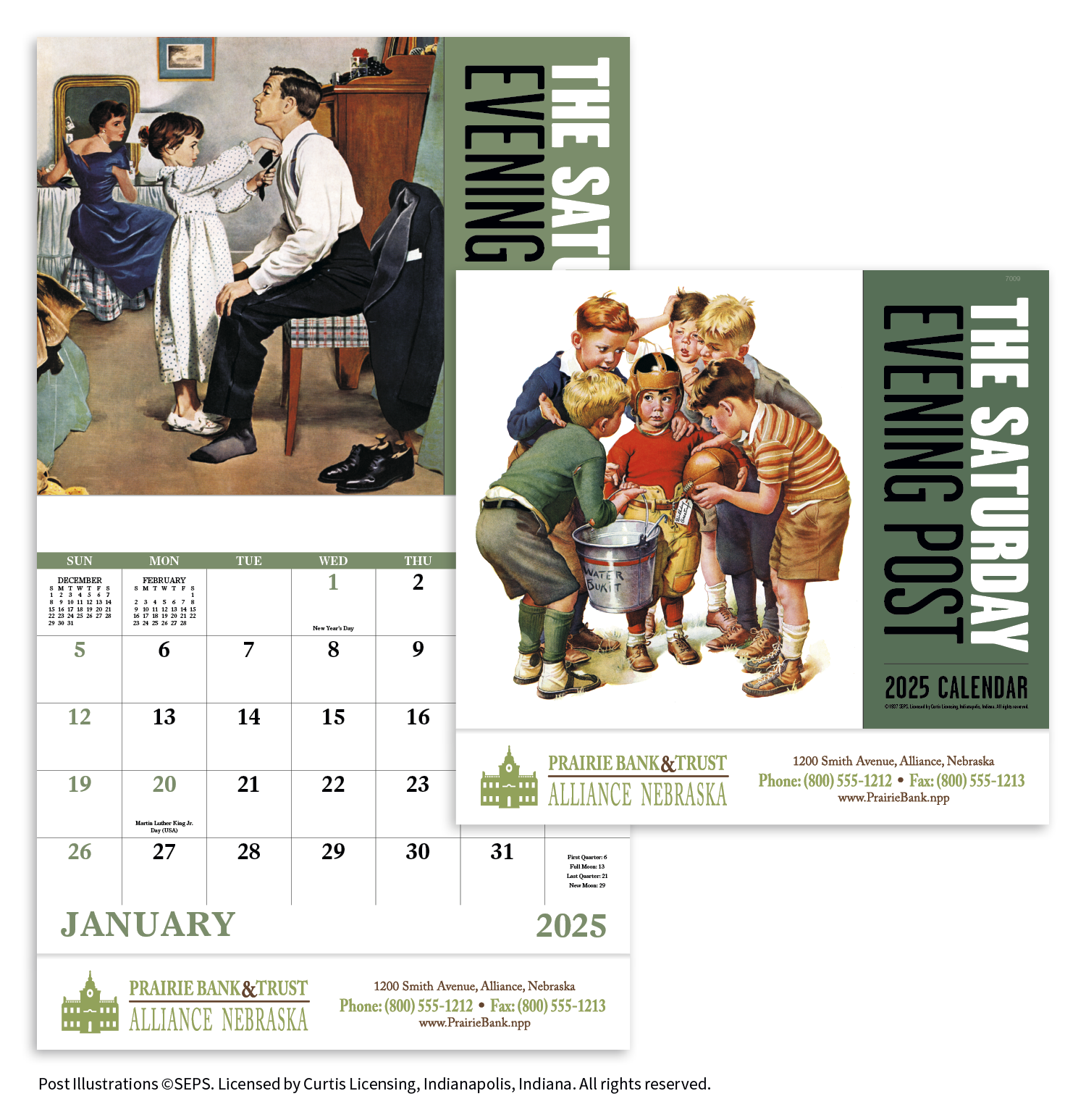 The Saturday Evening Post Stapled Calendar Product Image