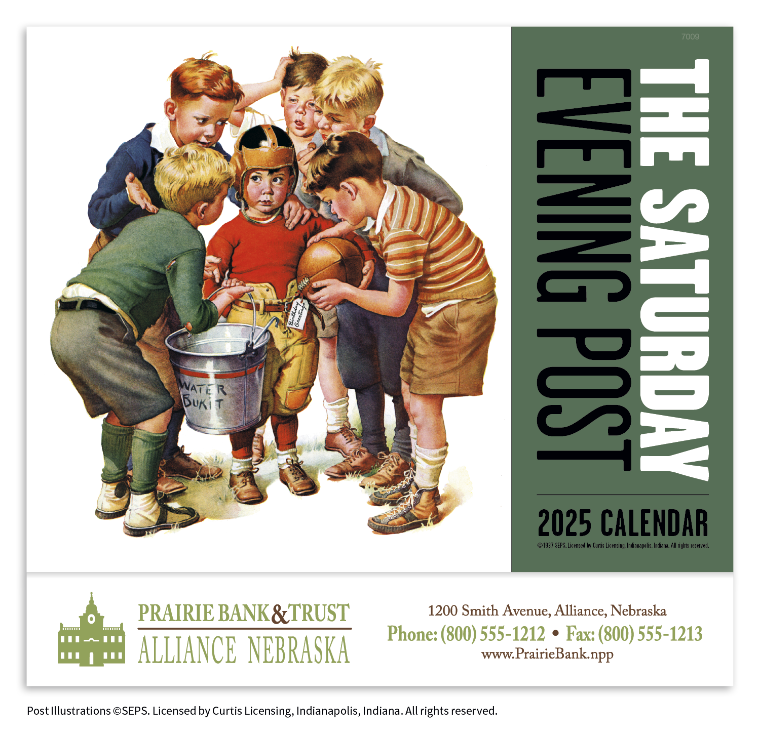 The Saturday Evening Post Stapled Calendar Product Image