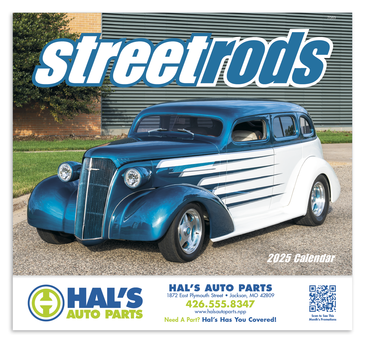 Street Rods Stapled Calendar Product Image