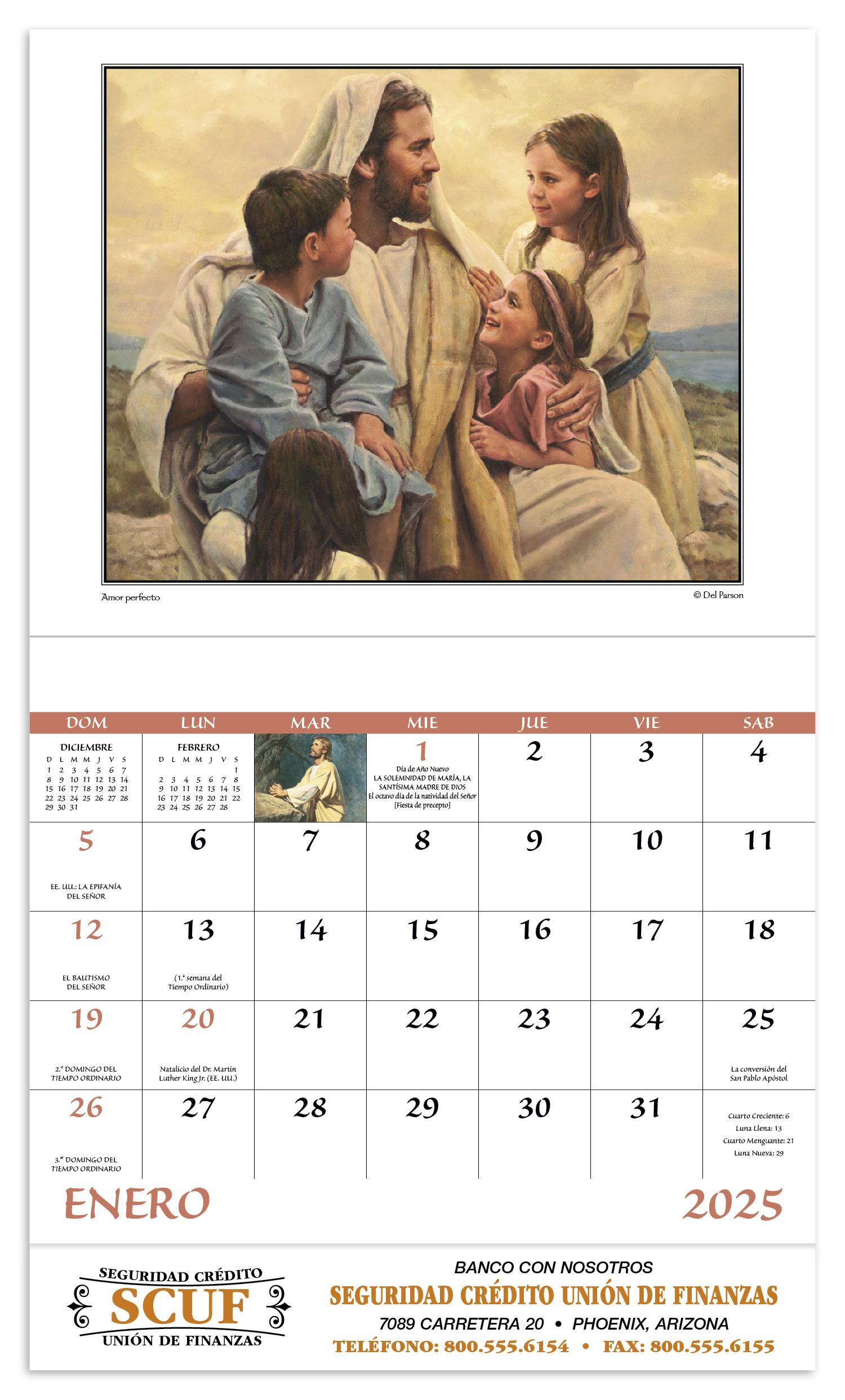 Regalo de Dios Stapled Calendar Product Image