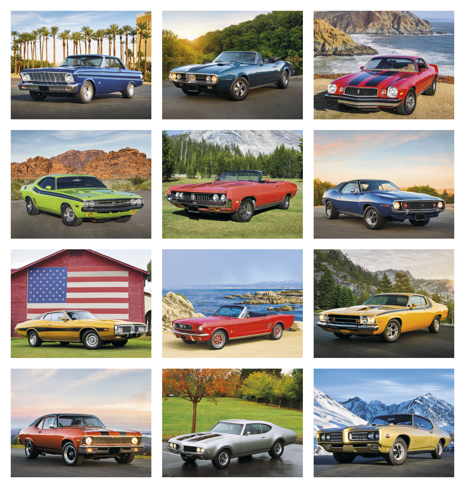 Muscle Thunder Stapled Calendar Product Image