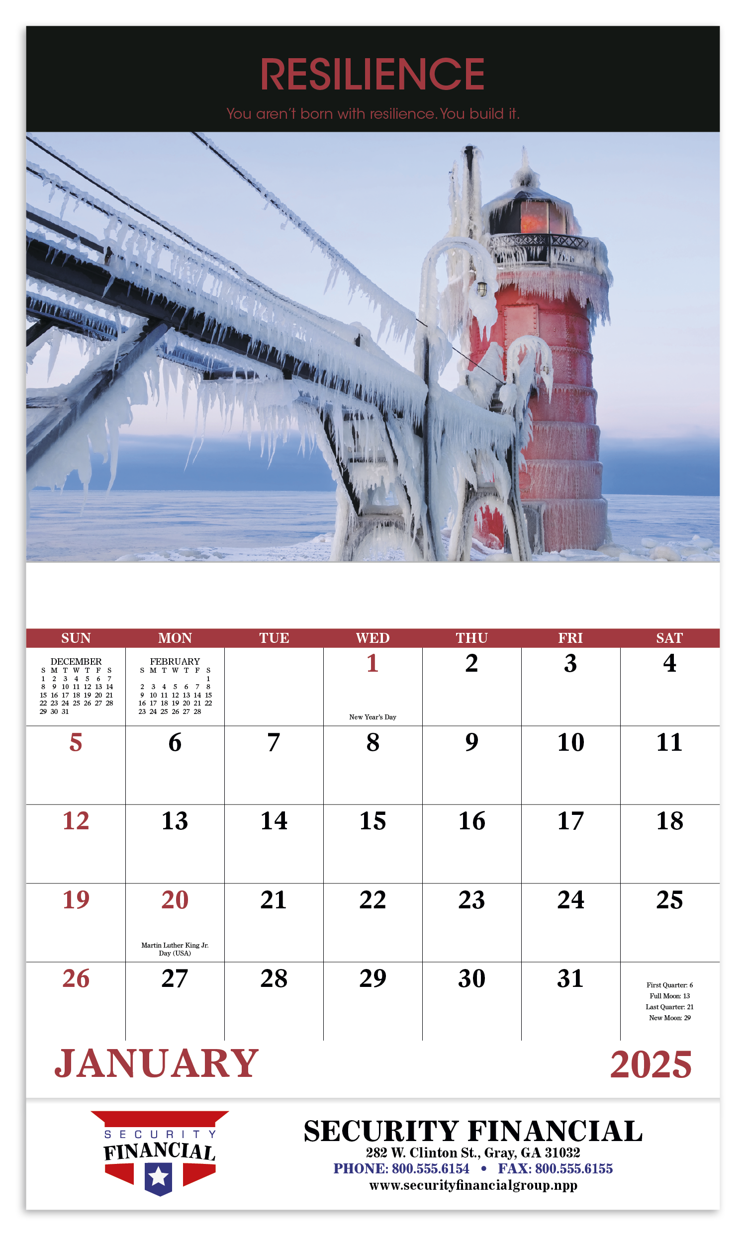 Motivations Stapled Calendar Product Image