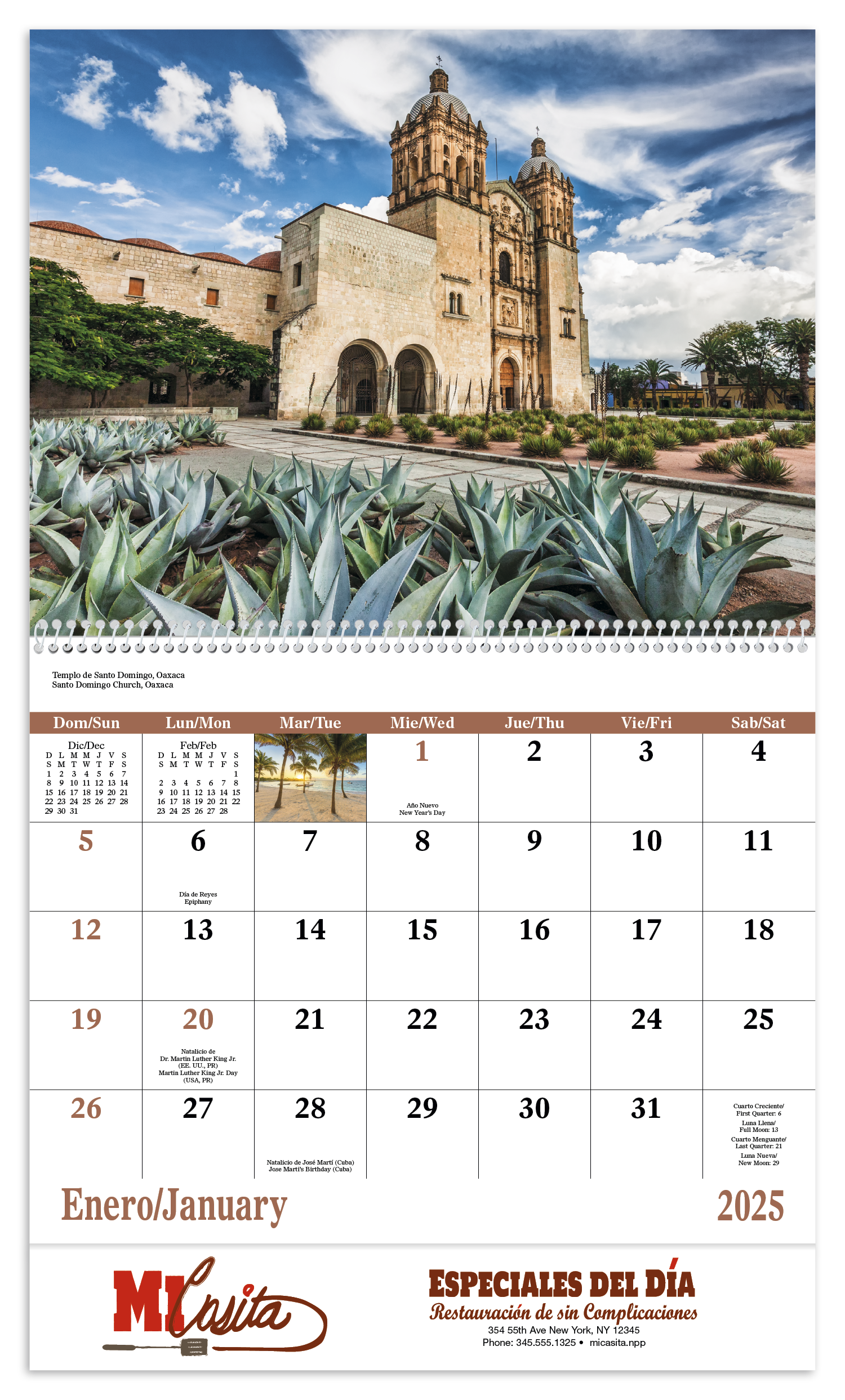 Mexico Spiral Calendar Product Image