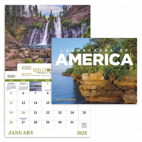 Landscapes of America Window Calendar Product Image