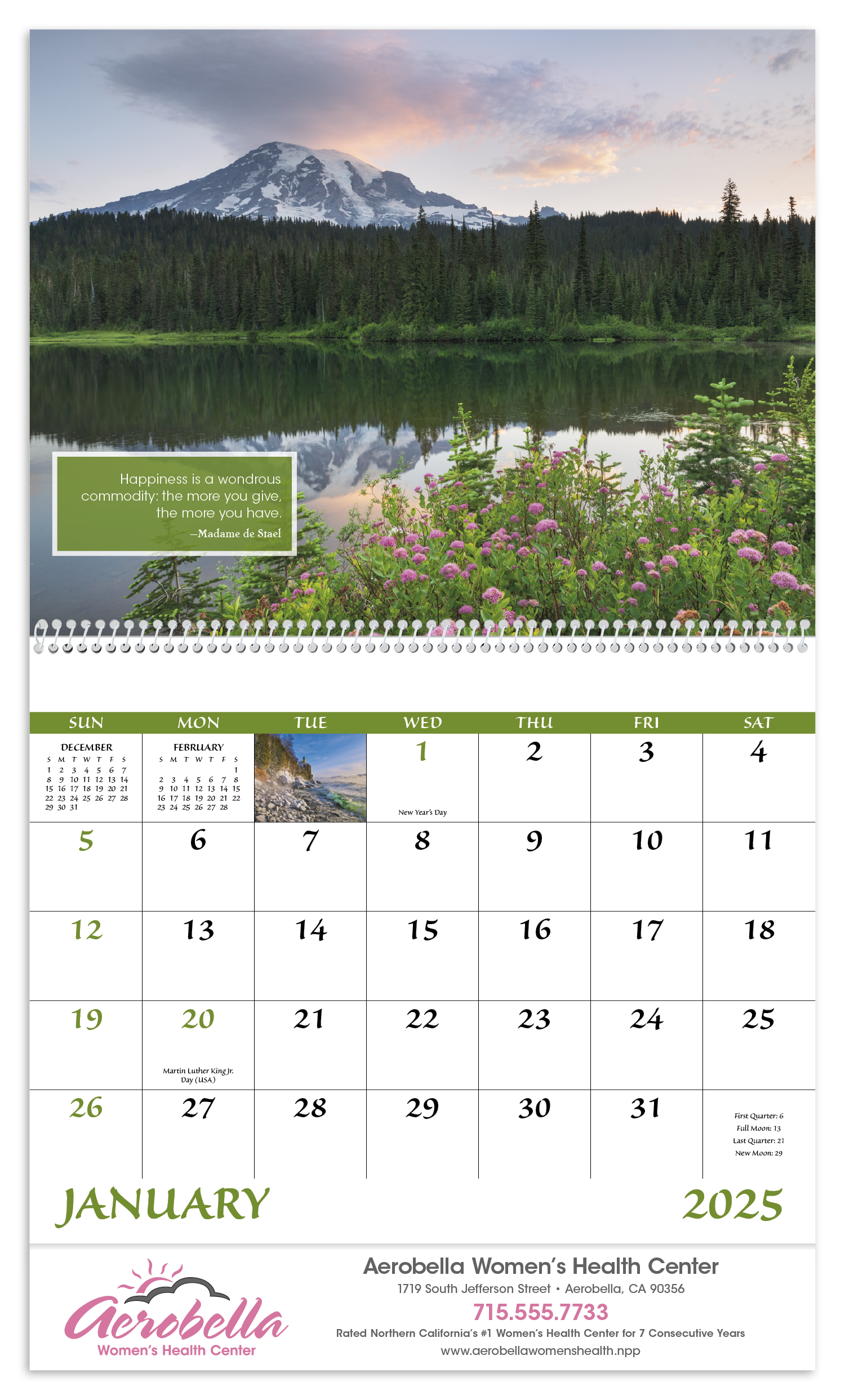 Inspirations for Life Spiral Calendar Product Image