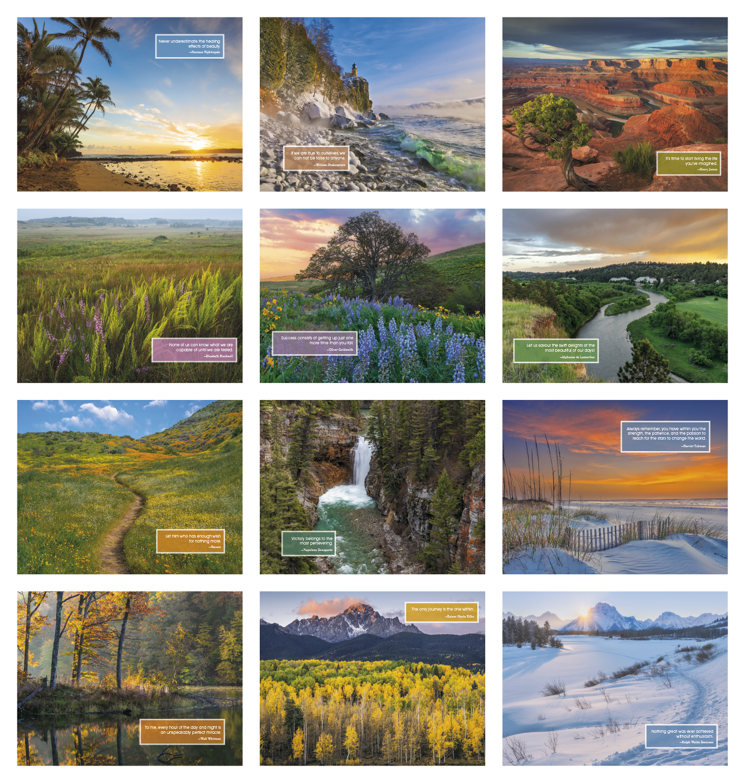 Inspirations for Life Spiral Calendar Product Image