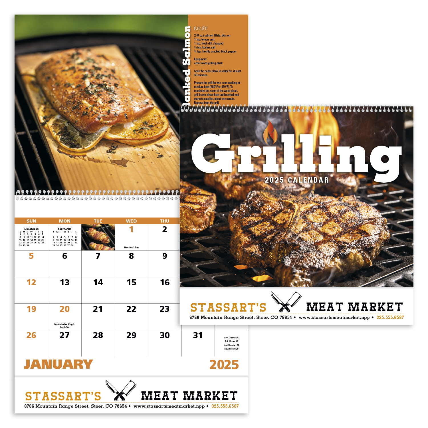 Grilling Spiral Calendar Product Image