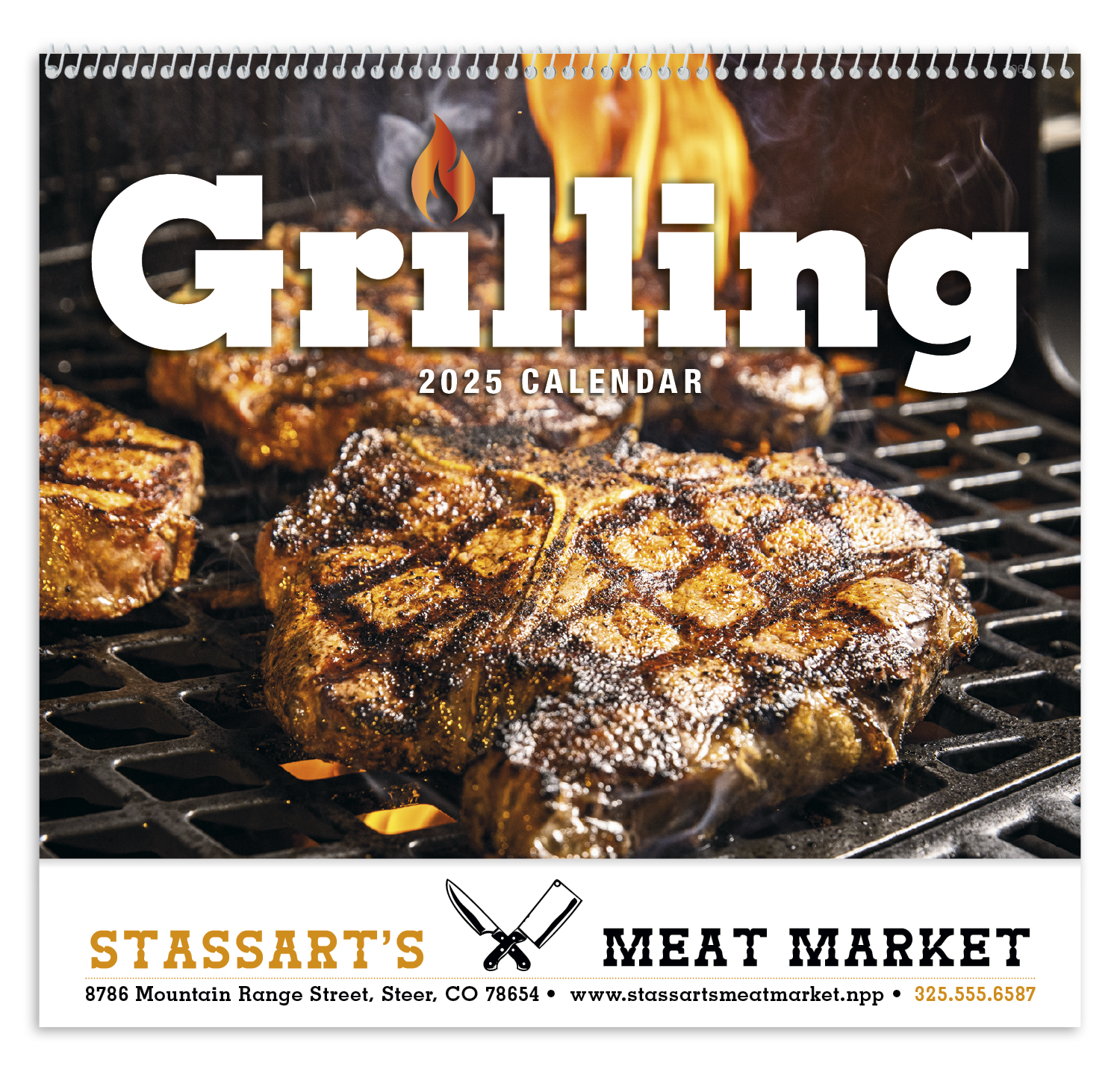 Grilling Spiral Calendar Product Image