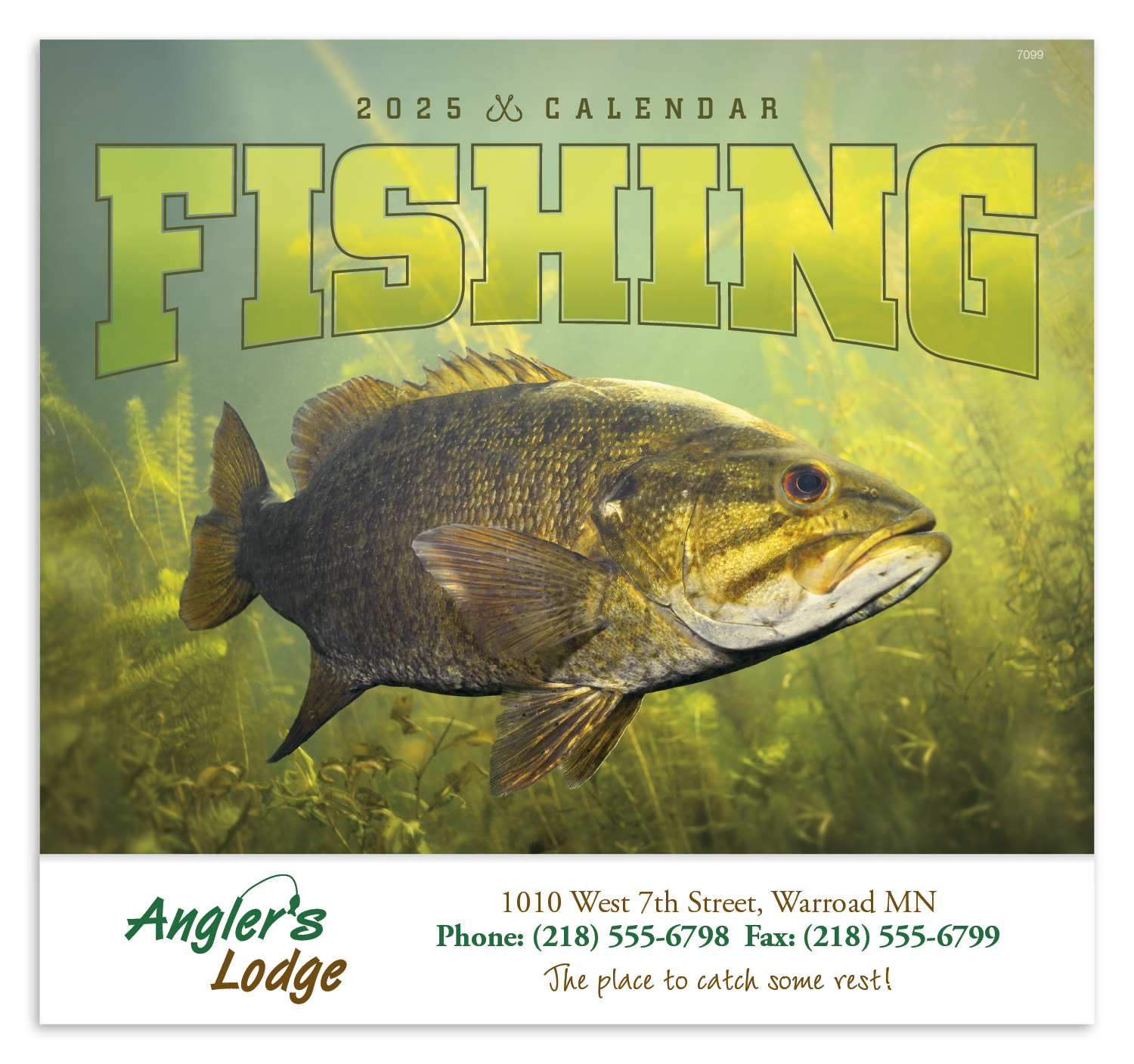 Fishing Stapled Calendar Product Image