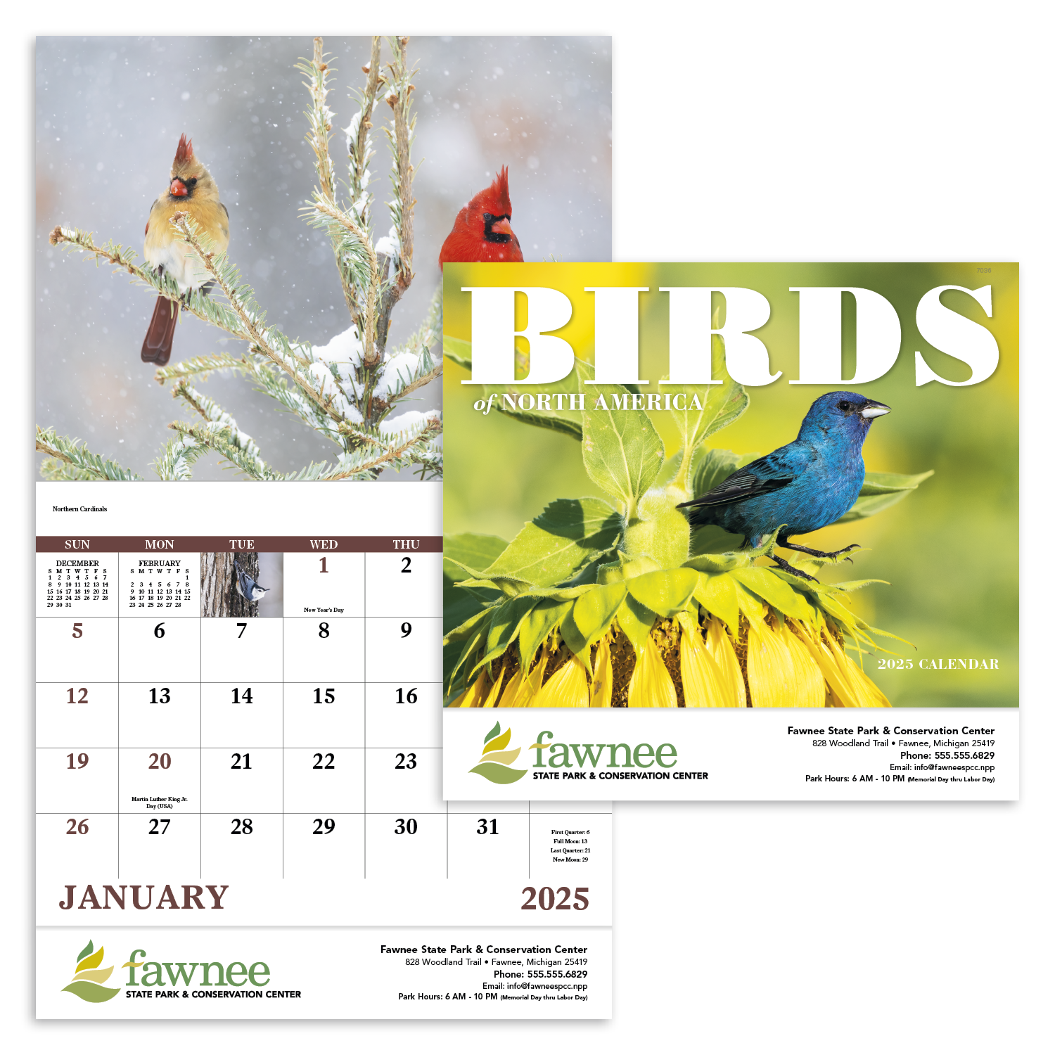 Birds of North America Stapled Calendar Product Image