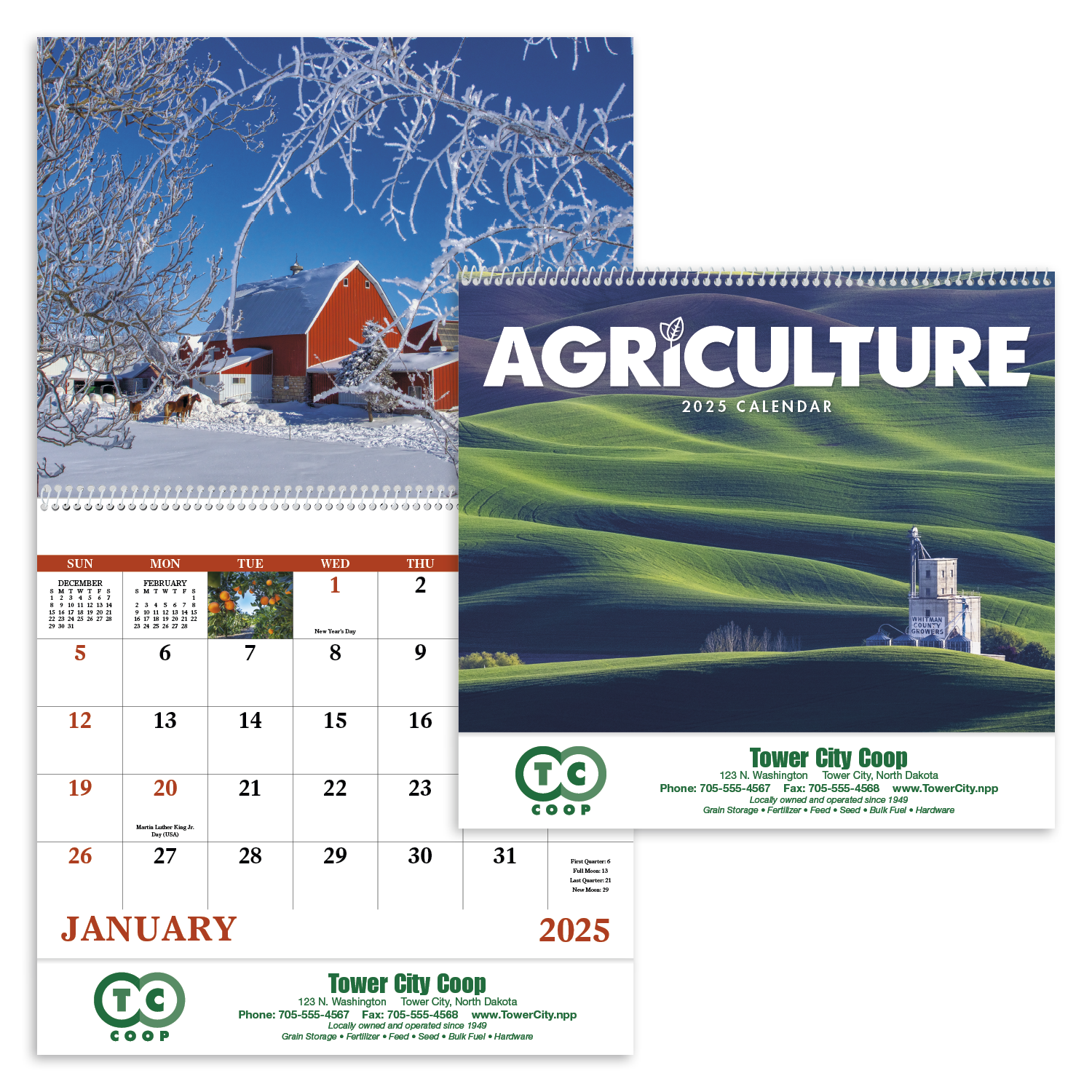 Agriculture Spiral Calendar Product Image
