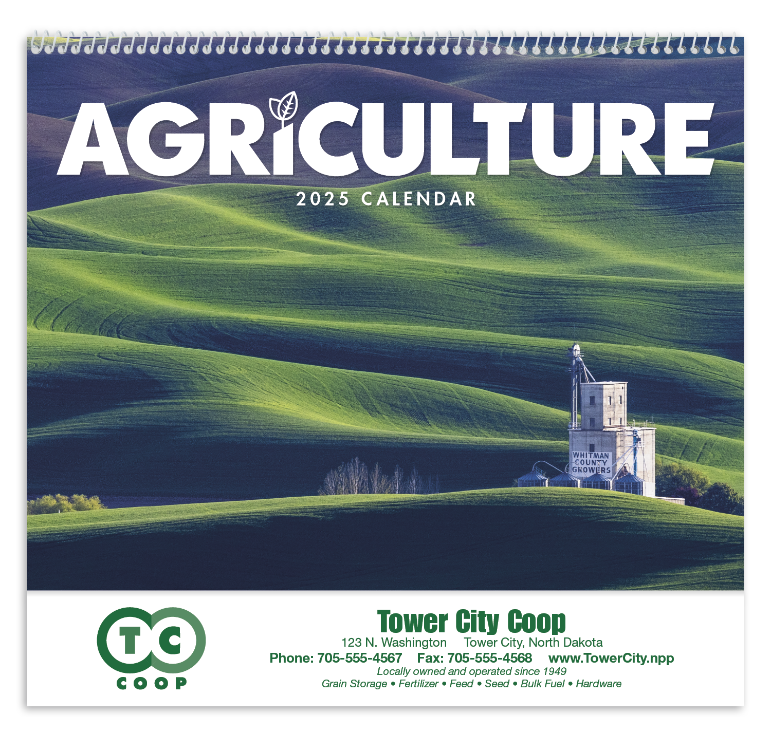 Agriculture Spiral Calendar Product Image