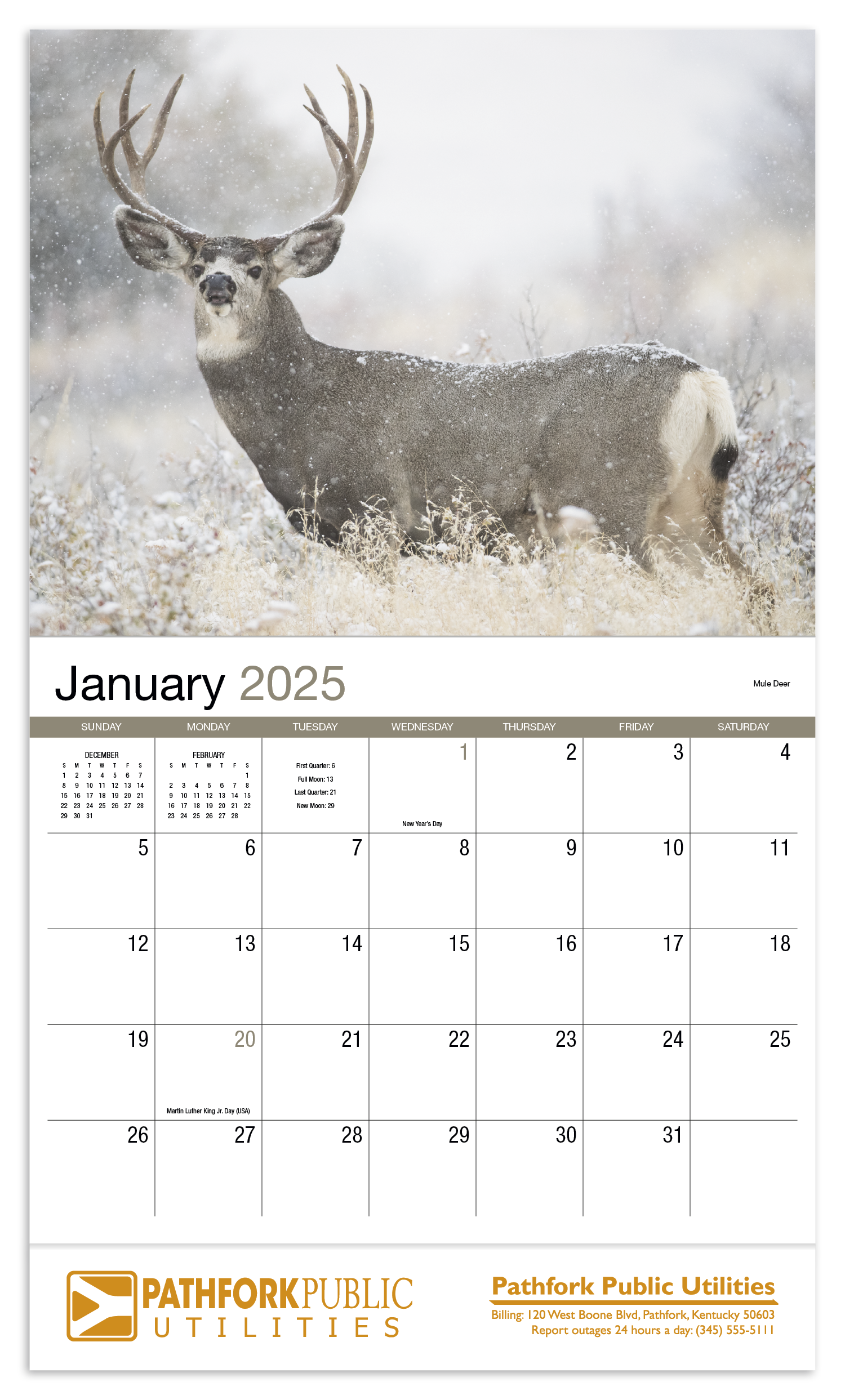Wildlife Appointment Calendar Product Image