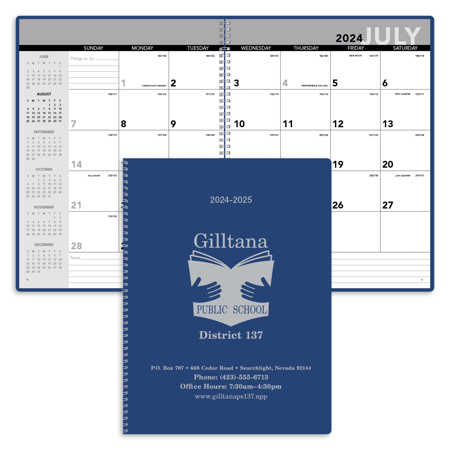 Academic Monthly Planner Product Image