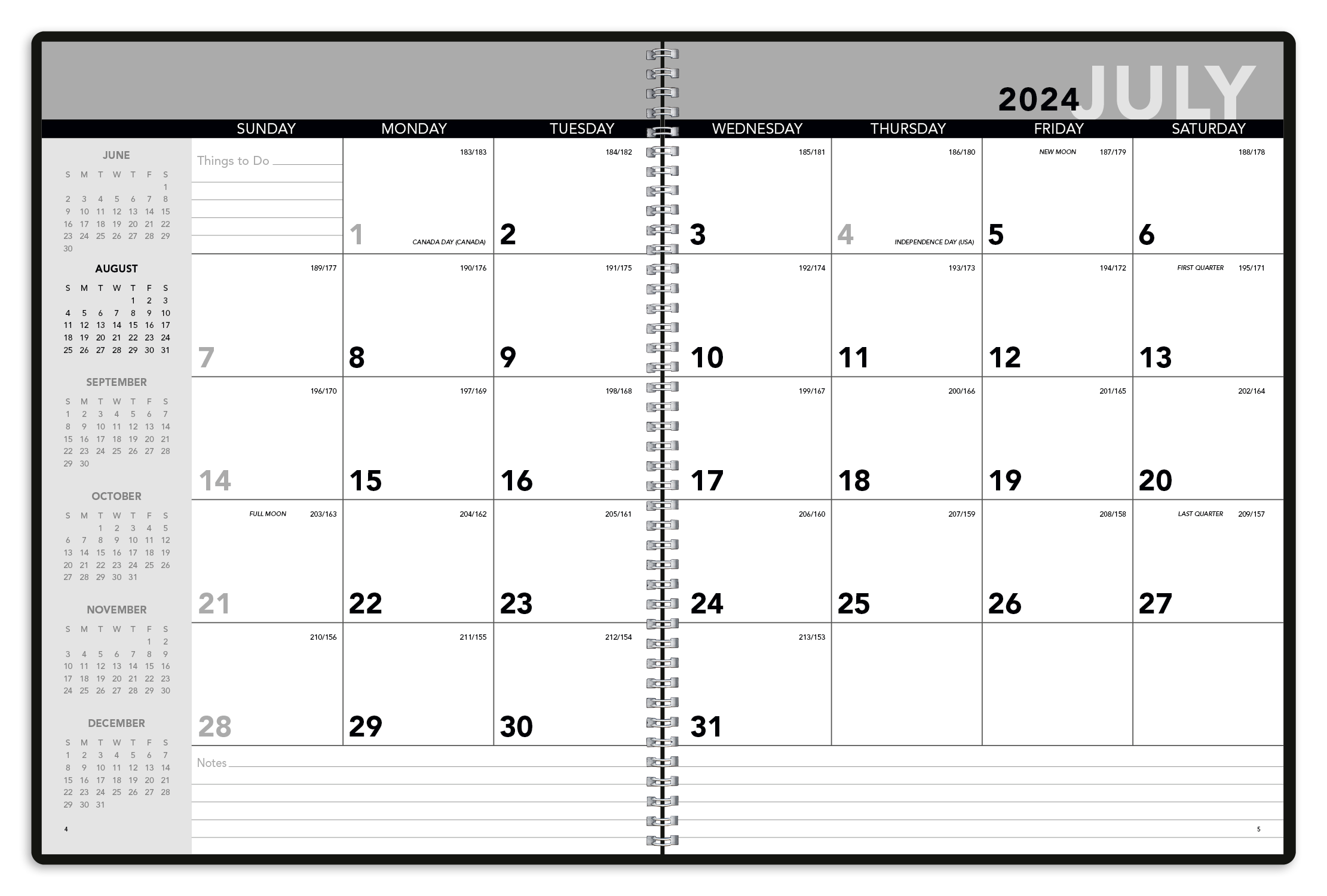 Academic Monthly Planner Product Image