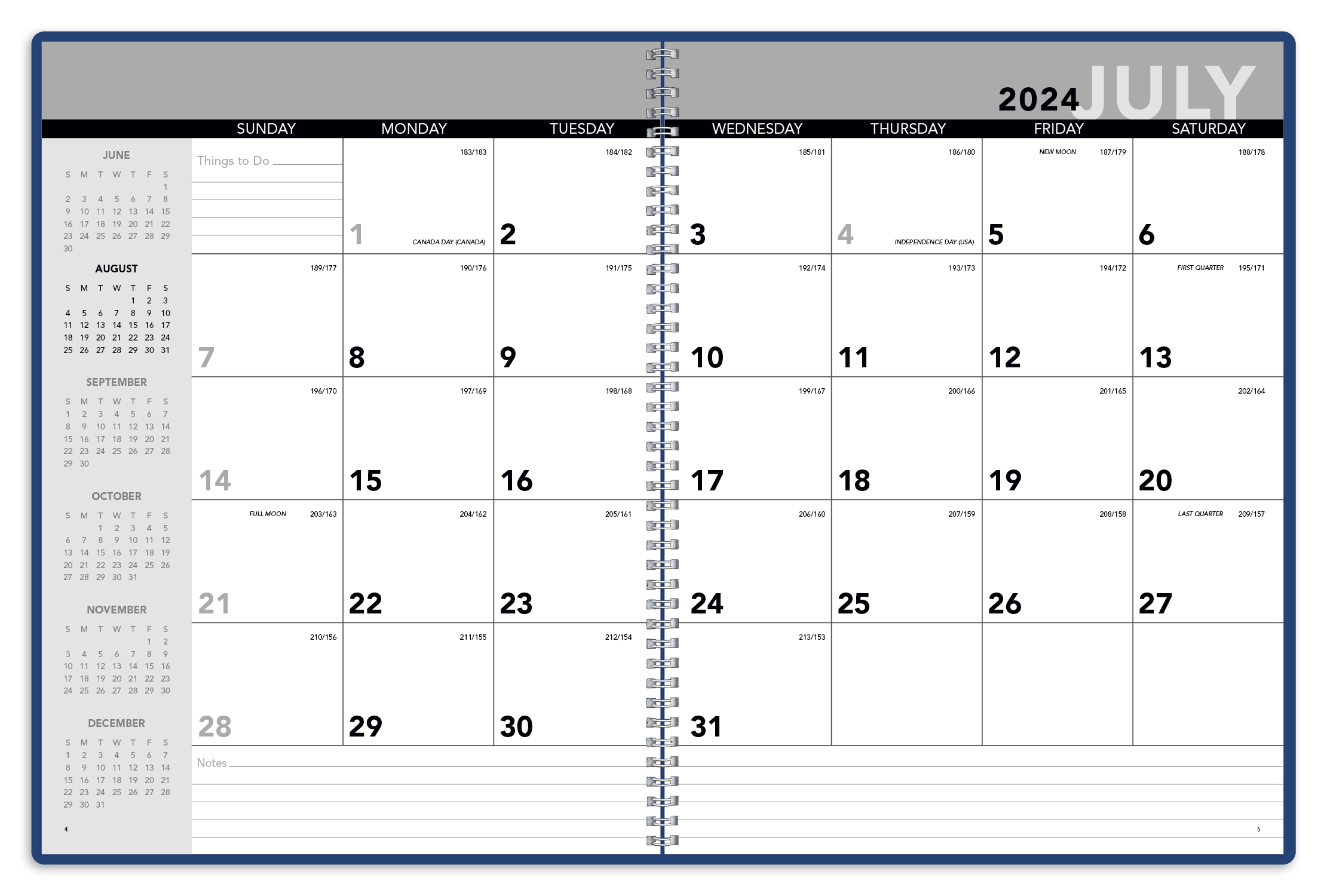 Academic Monthly Planner Product Image