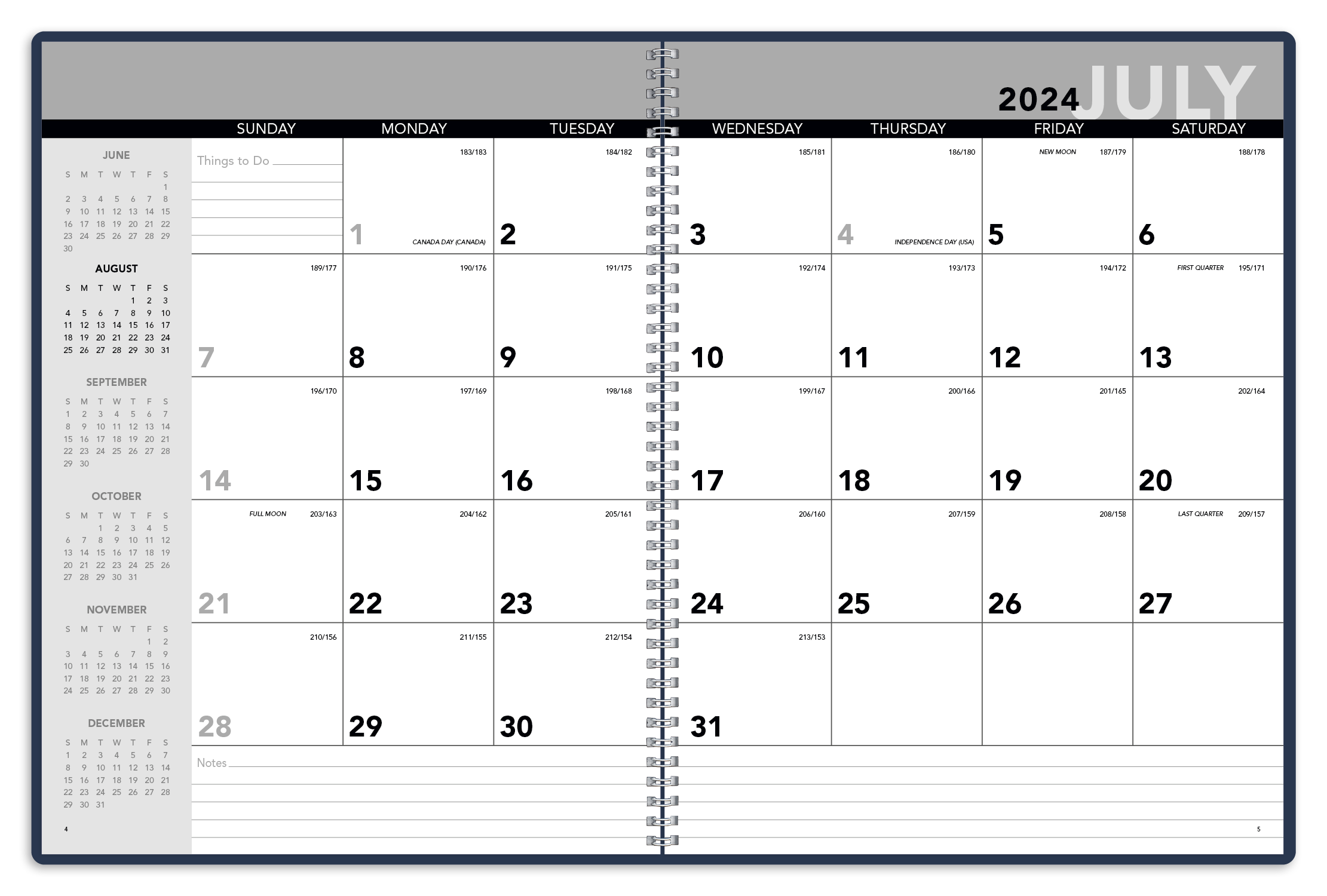 Academic Monthly Planner Product Image