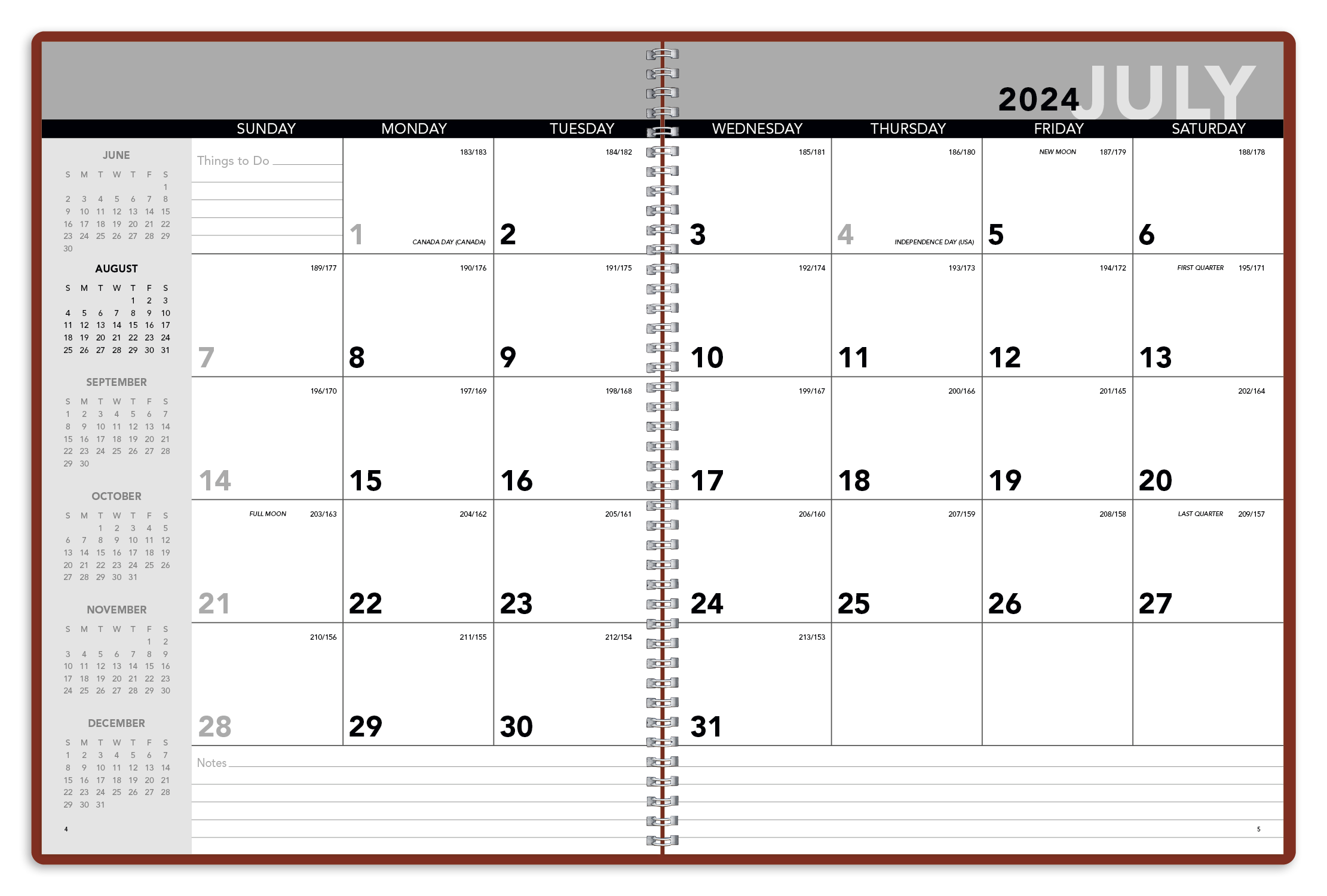 Academic Monthly Planner Product Image