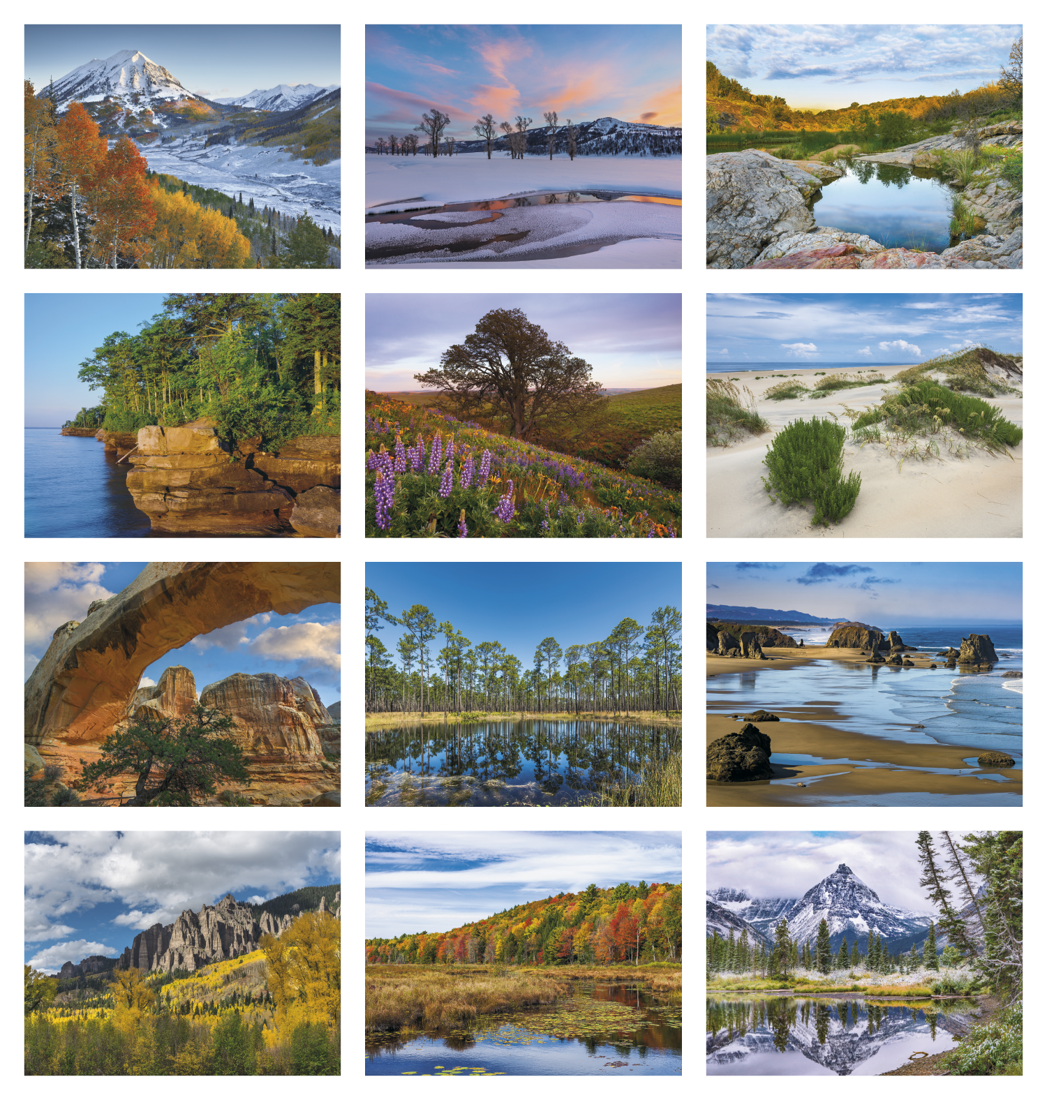 Landscapes of America Spiral Calendar Product Image