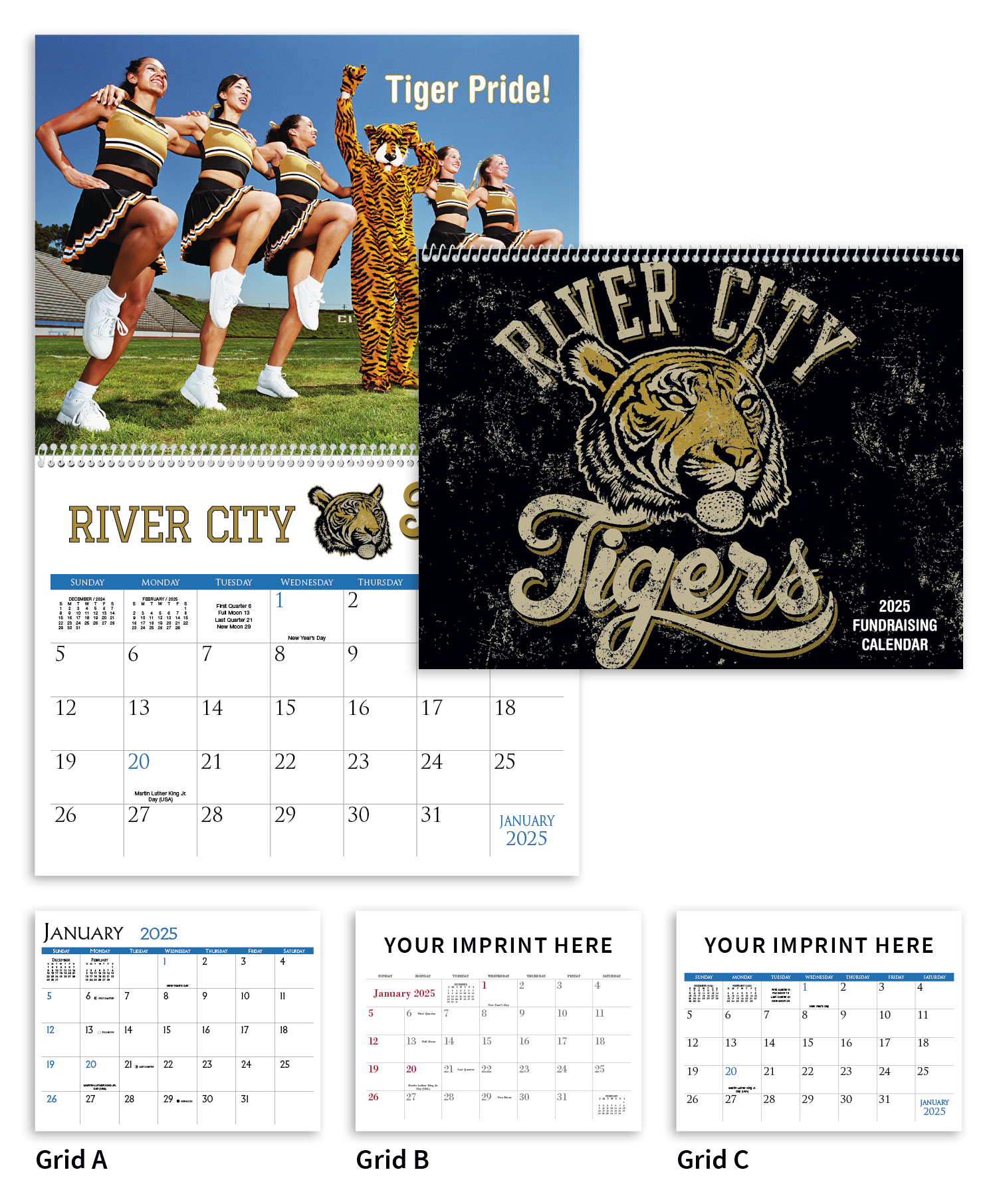 Small Quantity Custom Spiral Calendar Product Image