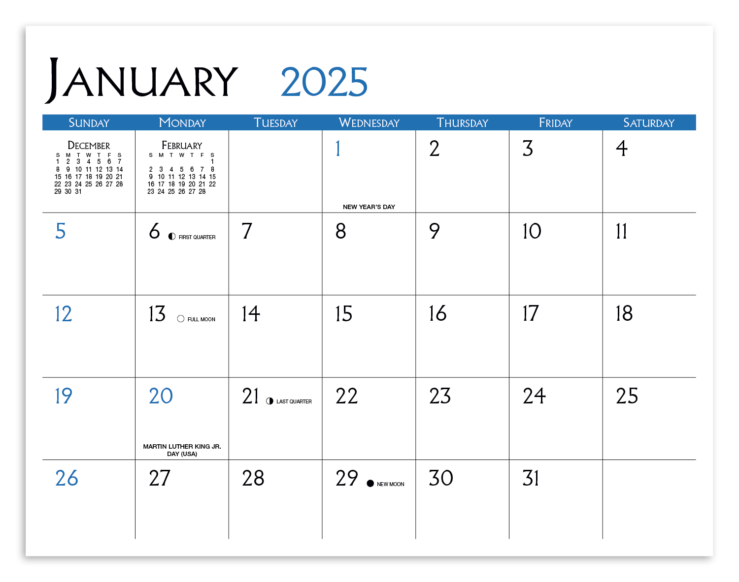 Small Quantity Custom Spiral Calendar Product Image