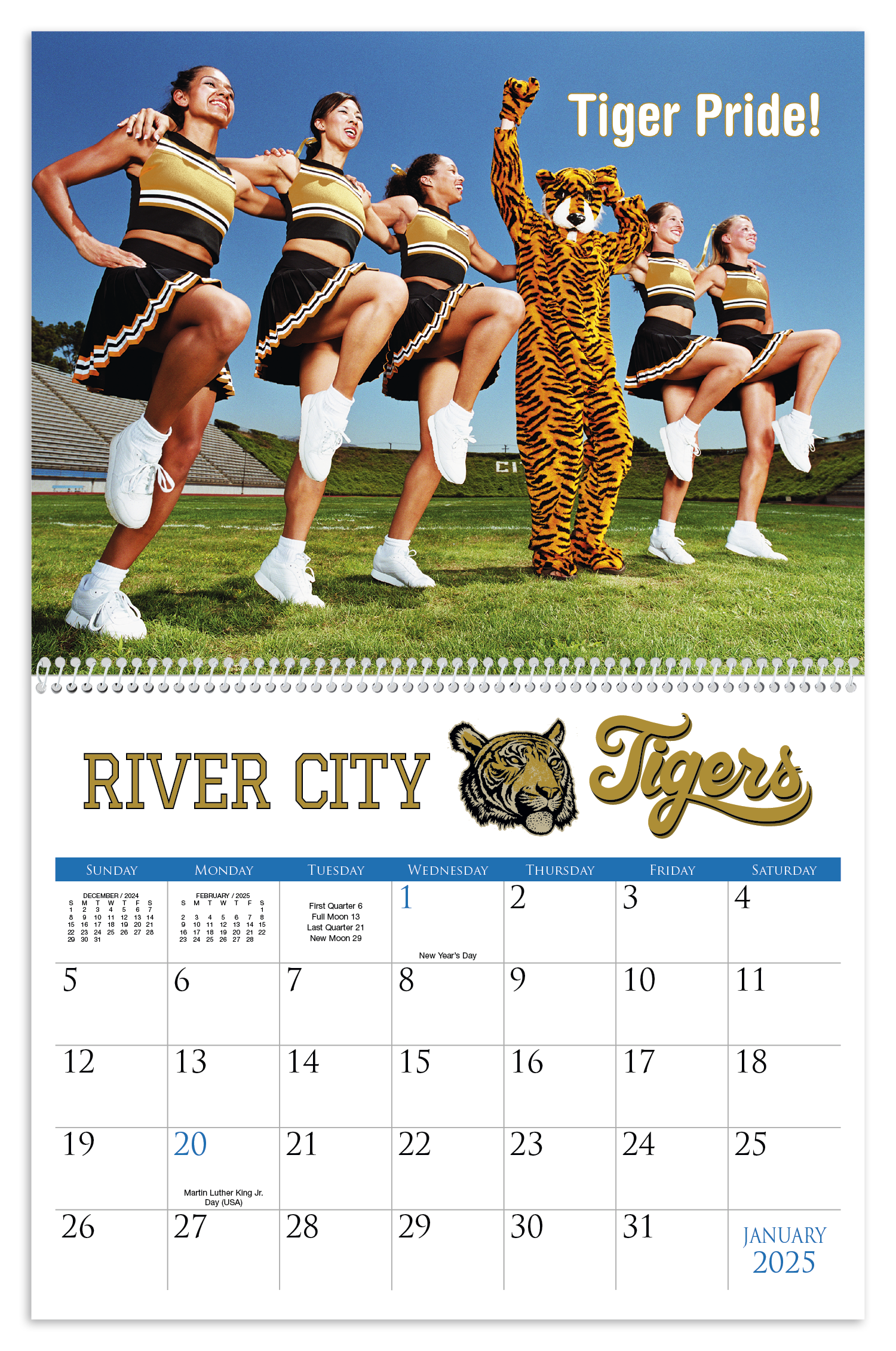 Small Quantity Custom Spiral Calendar Product Image