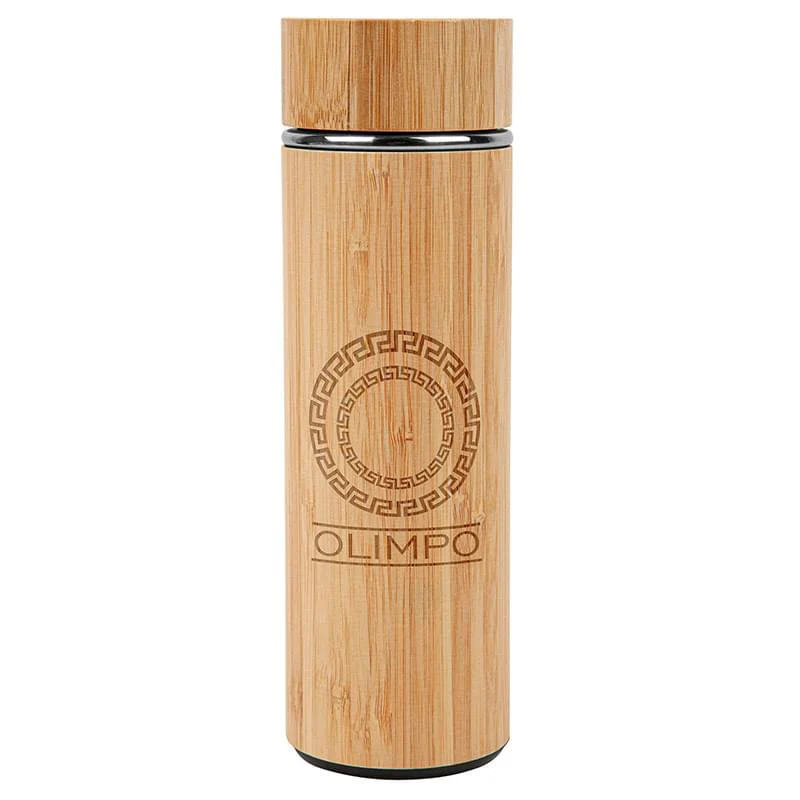 Vacuum-Sealed Eco Bamboo Infuser Bottle - 16 oz. Product Image