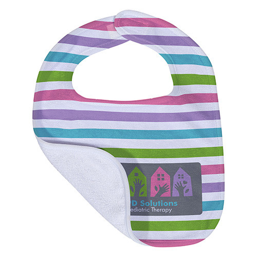 Full Color 10" x 13" Silk Touch Baby Bib Product Image