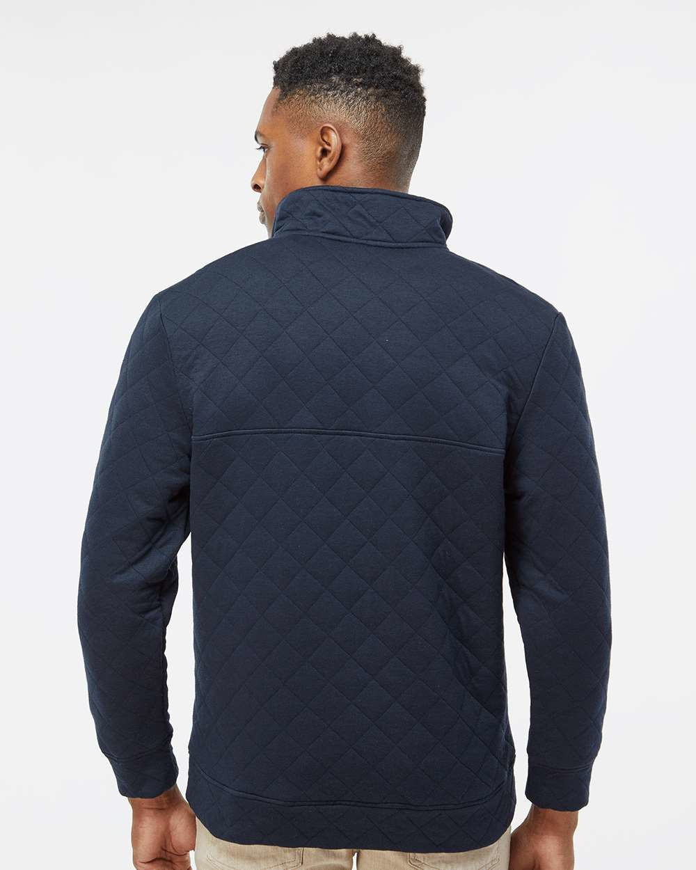 J. America Quilted Snap Pullover Product Image