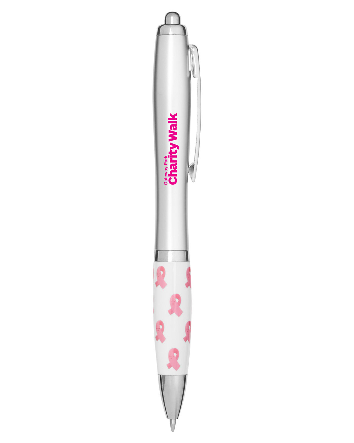 Breast Cancer Awareness Pink Ribbon Ballpoint Pen Product Image