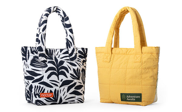 Large Quilted Puffy Tote Product Image