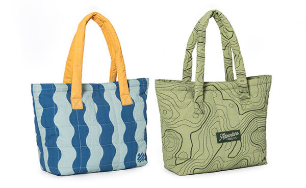 Large Quilted Puffy Tote Product Image