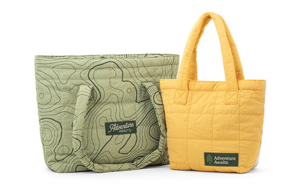 Large Quilted Puffy Tote Product Image