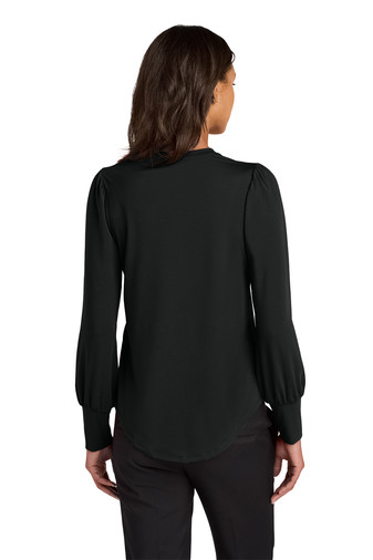 Mercer+Mettle® Women’s Stretch Jersey Long Sleeve Blouson Top Product Image