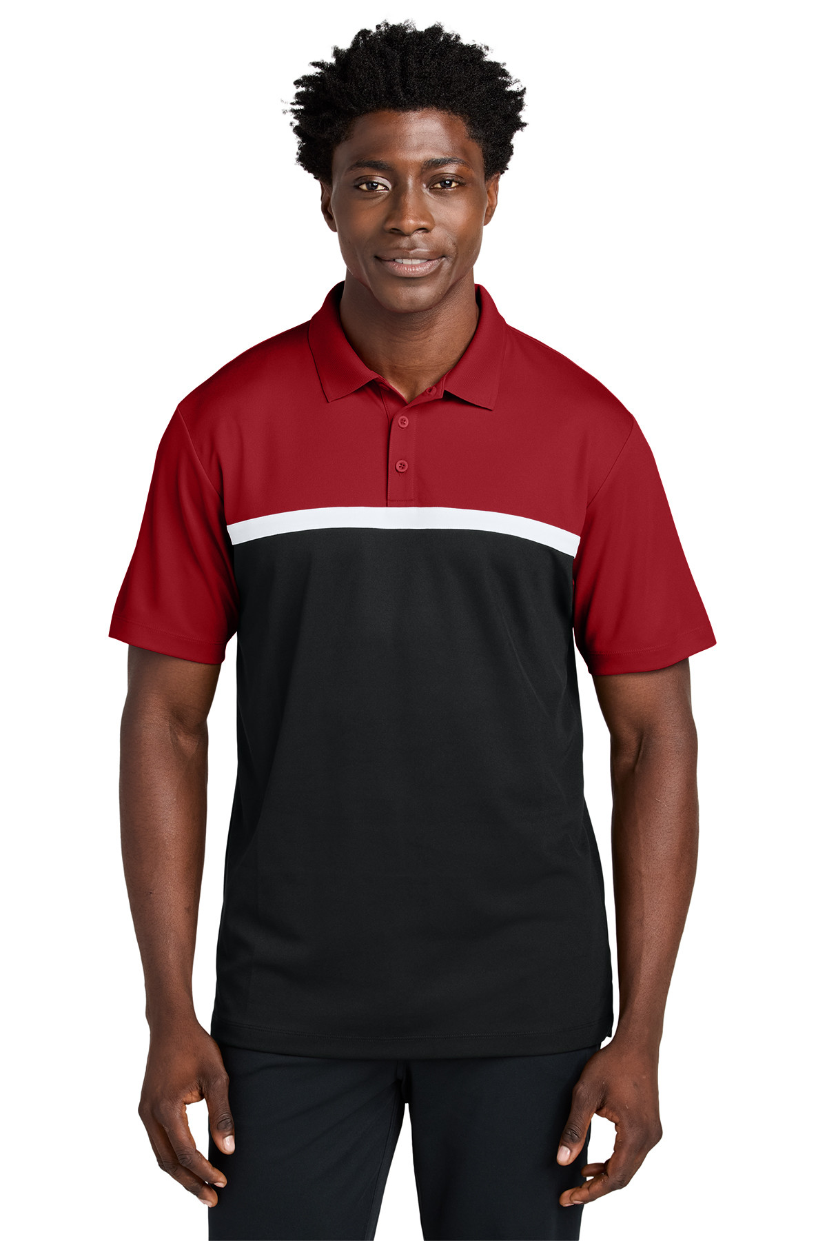 Sport-Tek UV Micropique Colorblock Polo Product Image
