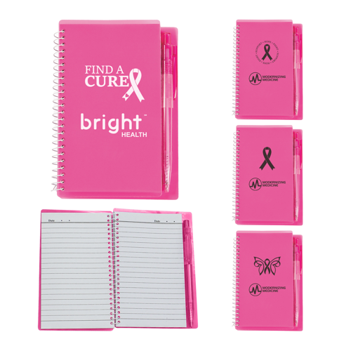 Pink Ribbon Notebook Product Image