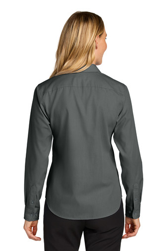 Port Authority Women’s Long Sleeve Nailhead Easy Care Shirt Product Image