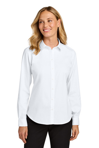 Port Authority Women’s Long Sleeve Nailhead Easy Care Shirt Product Image