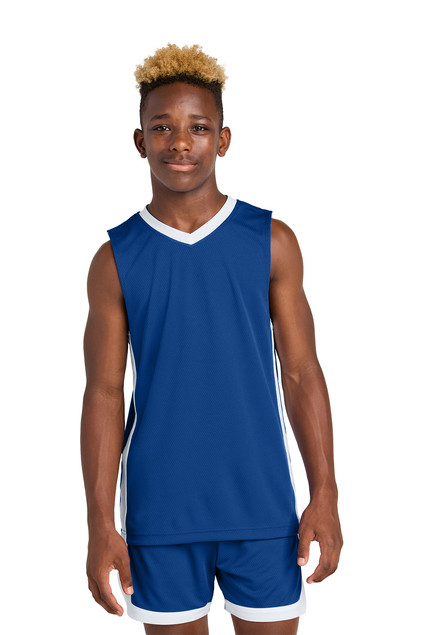 Sport-Tek Youth Rival Basketball Rev Jersey Product Image