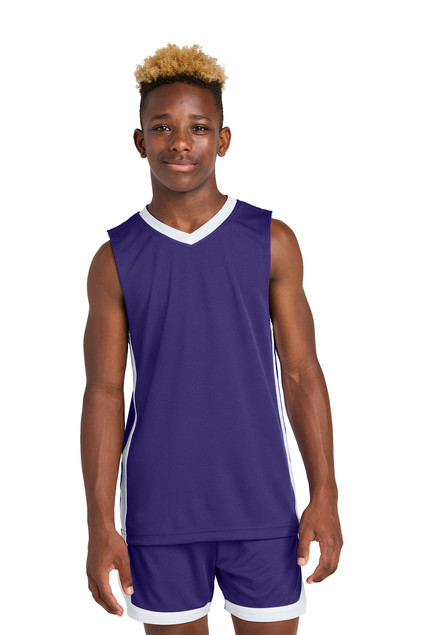 Sport-Tek Youth Rival Basketball Rev Jersey Product Image